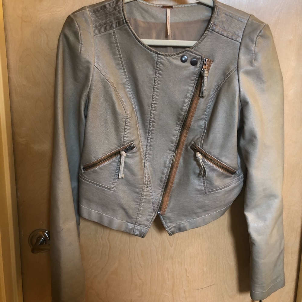 Vegan leather jacket
